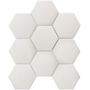 Мозаика Starmosaic Non-Slip Hexagon Big White Antislip 29.5x25.6