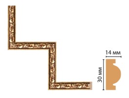 Декоративный угловой элемент Decomaster 157-1-552 (300x300 мм)