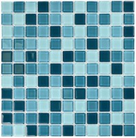 Стеклянная мозаика Bonaparte Sea Wave-1 2.5x2.5 30x30