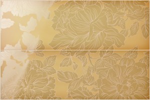 Панно Iris Ceramica Slide Composition Flowers Caramel 40x60 835010