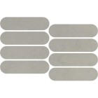 Мозаика Italgraniti Nuances Grigio Mosaico Ovale 19.5x37 NU02MOV