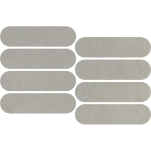 Мозаика Italgraniti Nuances Grigio Mosaico Ovale 19.5x37 NU02MOV