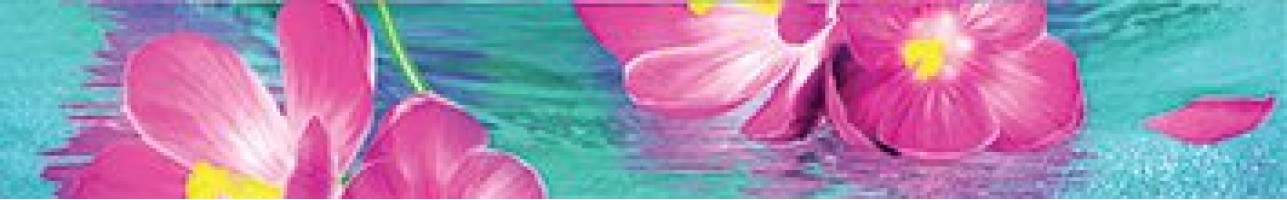 Бордюр Муза-Керамика Ocean Flowers 4.5x30 B300D240
