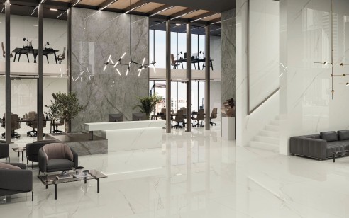 Керамогранит One Touch Berline White 80x160