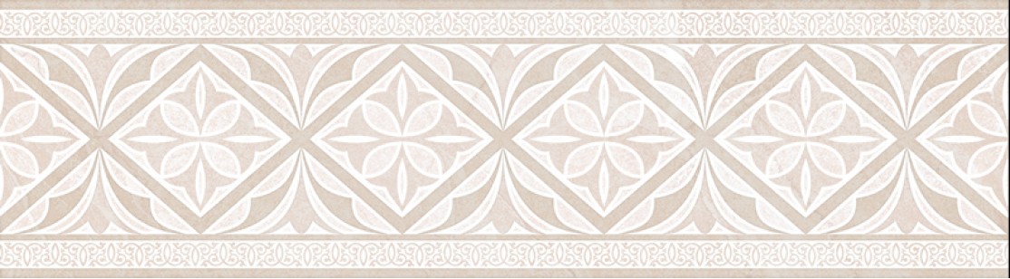 Бордюр Global Tile Gestia Бежевый 7.7x27 B24GE3401TG