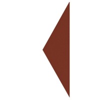 Керамогранит Etruria Design Hex Triangolo Mattone 4.3x15 HEXT15X4.3-MT