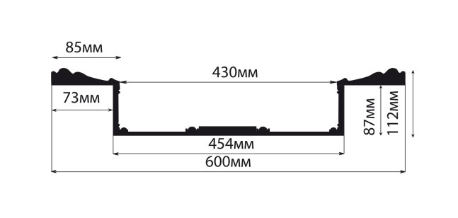 Кессон Decomaster KS61-6A (600x600x112 мм)