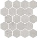 Мозаика Paradyz Space Grys Mozaika Cieta Hexagon Mat 25.8x28