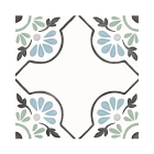 Керамогранит Harmony Tanger Blue Petals 12.3x12.3 31079