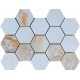 Мозаика Pamesa Ceramica Malla Hex Cromat Lux Danae Opalo 22.5x32.5 086.297.0059.05142