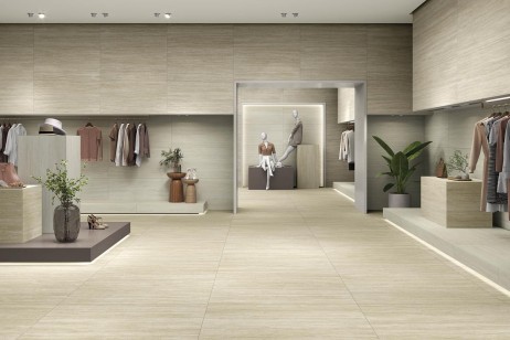 Спеченный камень Delfone Travertine Romano Beige Текстурированный 12 mm 160x320