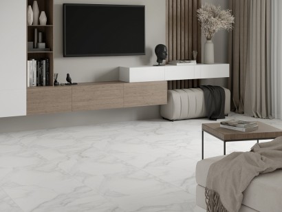 Плитка Gracia Ceramica Marble White Wall 02 Glossy 30x90 настенная 010100001301