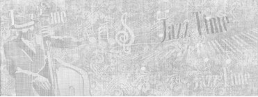 Плитка PiezaROSA Джаз Деко Контрабас Серая Средняя настенная 15x40 151272