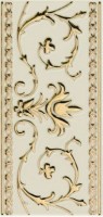 Бордюр Petracers Grand Elegance Narcisco A Oro su Panna 10x20 B NARCIS A 08