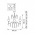 Люстра подвесная Osgona Montare 787102
