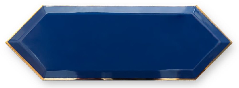 Бордюр Maritima Ceramics Zenith Decor Gold Blue 10x30