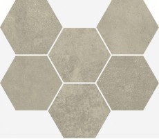 Мозаика Italon Terraviva Greige Hexagon 25x29 620110000108