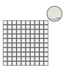 Мозаика Floor Gres B and W Marble Breach Mat Mosaico 3x3 30x30 767389