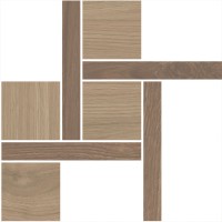 Декор Kerama Marazzi Альберони 3 мозаичный коричневый матовый обрезной 27.5x27.5 T056/SG644020