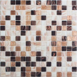 Мозаика Pixmosaic Glass Бежевая 2x2 32.7x32.7 ЕТВ