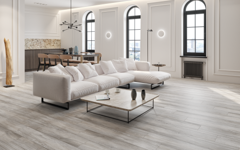 Керамогранит Global Tile Vyborg Серый 19.8x80 GT208022101MCR