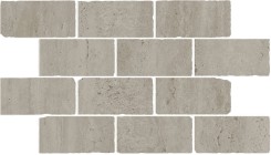 Бордюр Kerama Marazzi Сан-Марко мозаичный серый матовый обрезной 26.5x46.5 BR033