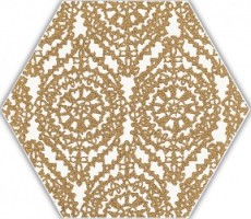 Декор Paradyz Shiny Lines Gold Heksagon Inserto A 19.8x17.1