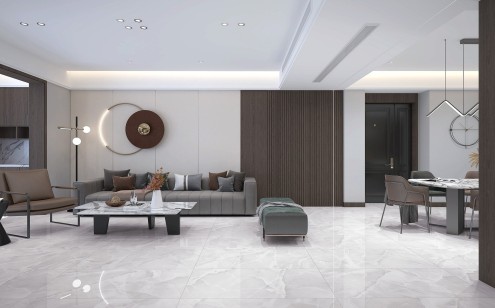 Керамогранит Global Tile Carina Светло-Серый 60x120 GT1206016306PDR