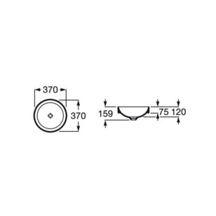 Раковина Roca Inspira round 32752R630