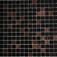 Мозаика Pixmosaic Glass Черная 2x2 30.5x30.5 JS08