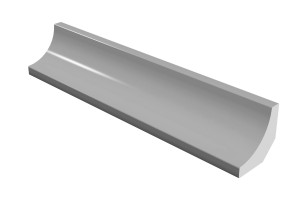 Специальный элемент Pool Tile Radial Internal Grey Smooth