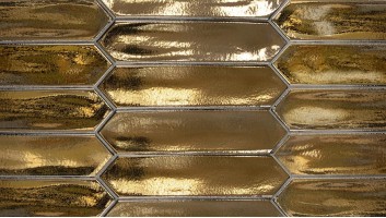 Плитка Equipe Lanse Gold 5x25 настенная 27491