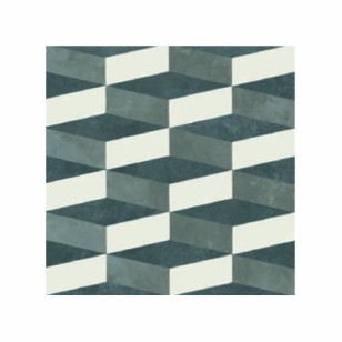 Керамогранит Mutina Azulej Cubo Nero Matt 20x20 PUA45