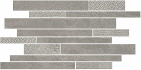 Декор Kerama Marazzi Ламелла серый мозаичный 50.2x25 SBM010/SG4584