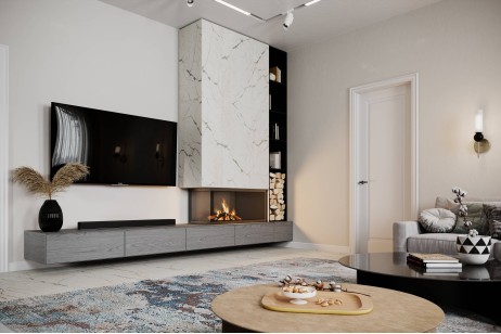 Керамогранит Laparet Materica White Белый Матовый Карвинг 80x80