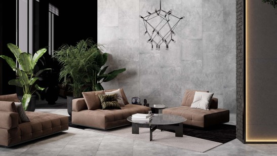 Керамогранит Realistik Oasis Graphite Lapato Carving 60x120