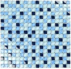 Стеклянная мозаика Bonaparte Blue Drops 2.5x2.5 30x30