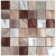 Мозаика Moreroom Stone Mashup Glass Stone Aluminum Copper 29.8x29.8 AG141