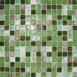 Мозаика Pixmosaic Glass Болотная 2x2 30.5x30.5 JS09