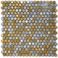 Мозаика Moreroom Stone Stamping Aluminum Mix 30.3x30.3 S034