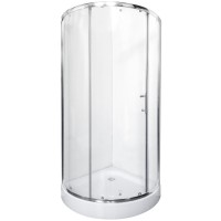 Душевой уголок Rush Devon DE-R18080 Хром стекла прозрачные