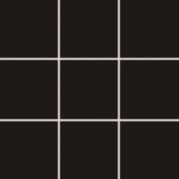 Мозаика Rako Color Two черная матовая 10x10 GAA0K048