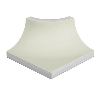 Pool Tile Radial External Corner Beige Anti-Slip