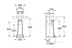 Пьедестал для раковины Roca Carmen 19x29.5x69 3370A0000