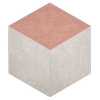 Мозаика Estima Spectrum Milky White Cube неполированная 25x29 SR00/SR05