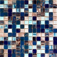 Мозаика Pixmosaic Glass Синяя 2x2 30.5x30.5 JS05