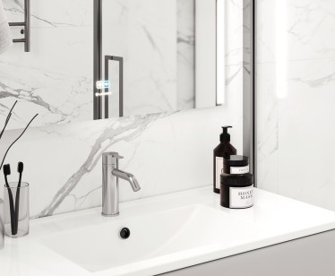 Керамогранит Ceradim Carrara Terrific Silver Белый Матовый 60x60