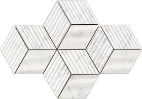 Мозаика Ceramiche Piemme Majestic Cube Apuanian White Nat 30x30 02645