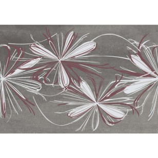 Декор Azori Sonnet Grey Flower 27.8x40.5 587902001