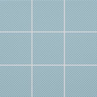 Мозаика Rako Color Two светло-голубая матовая рельефная 1x1 30x30 GRS0K603